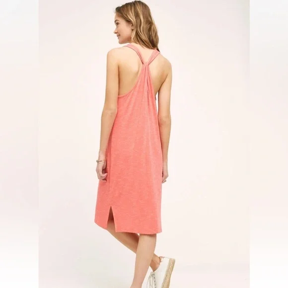 NWT Anthropologie Coral Sleeveless Dress Size Small - Picture 3 of 9